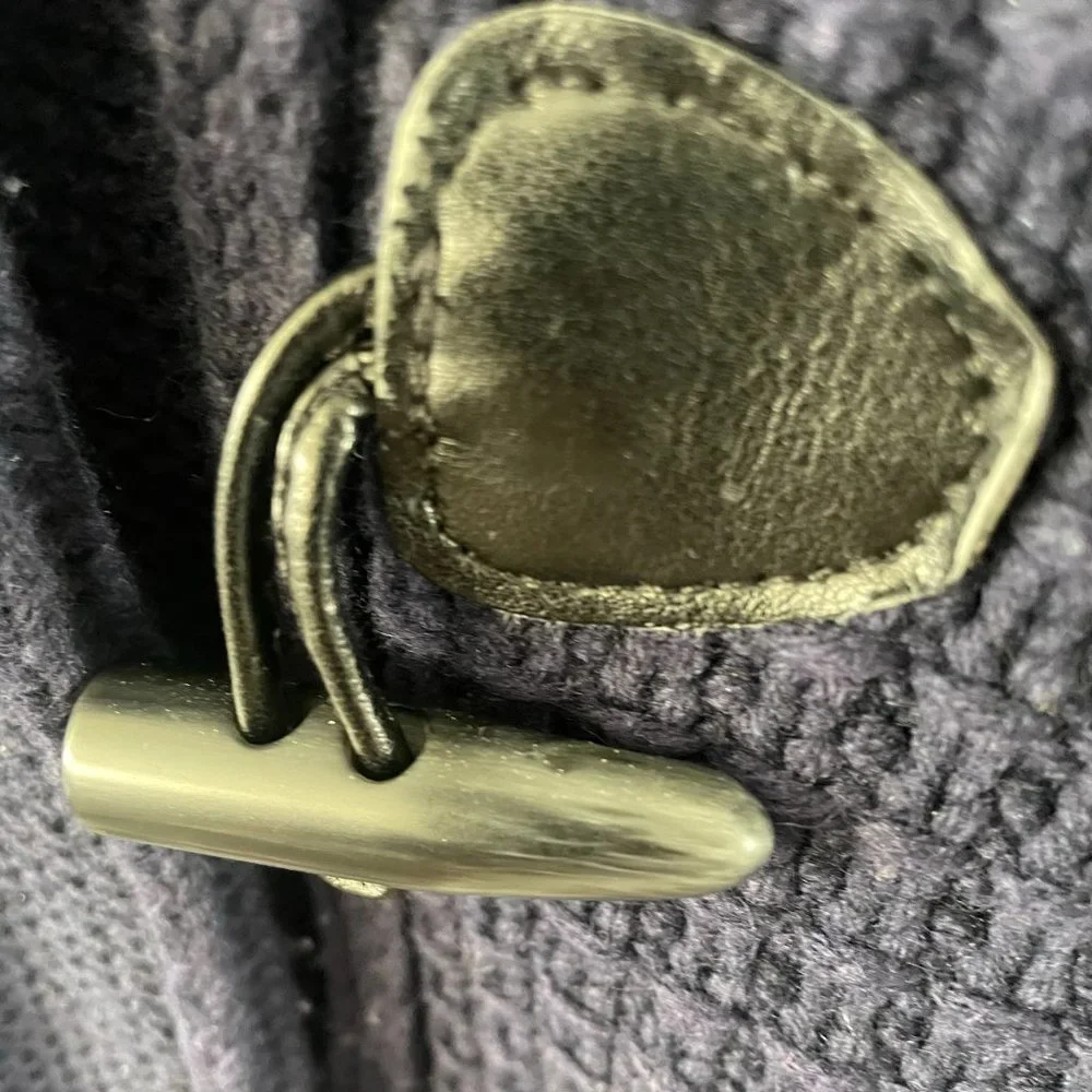 Bark Montgomery Knitted Sweater Jacket with Hood X-Small Navy - Picture 6 of 13